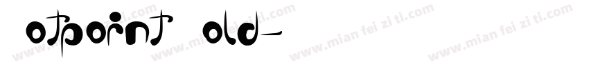 Hotpoint Bold字体转换